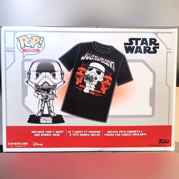Funko POP! Tees - Star Wars Stormtrooper - Picture 2 of 3